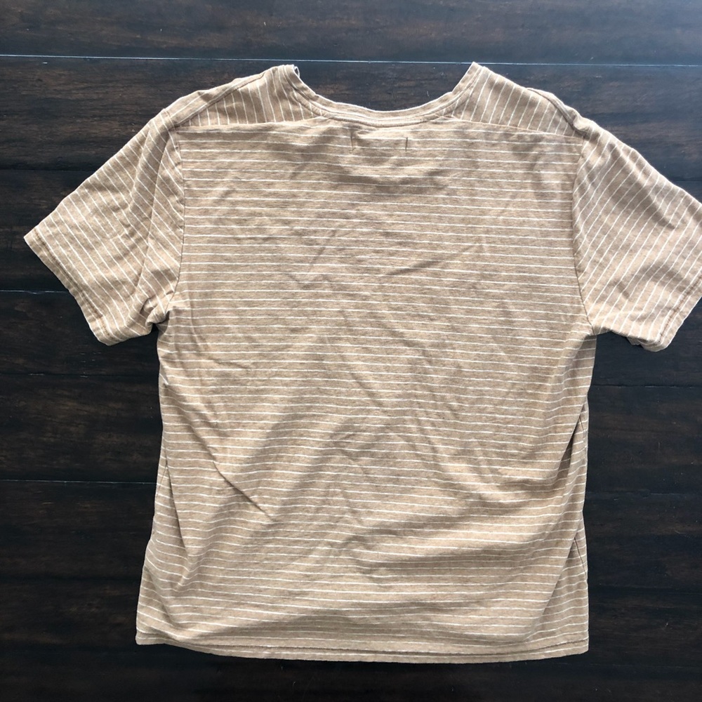 Outerknown Striped Crew Neck Tee - XL